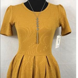 LuLaRoe Amelia Mustard Solid